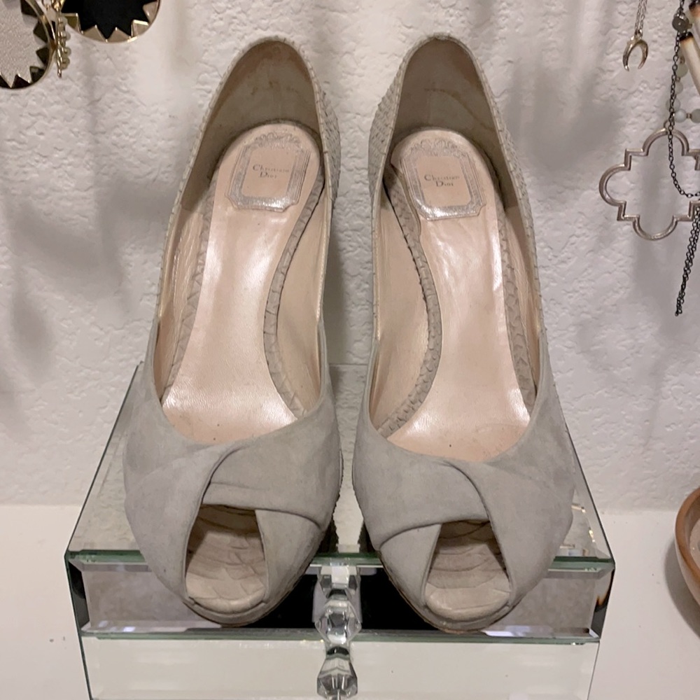 Dior suede heels